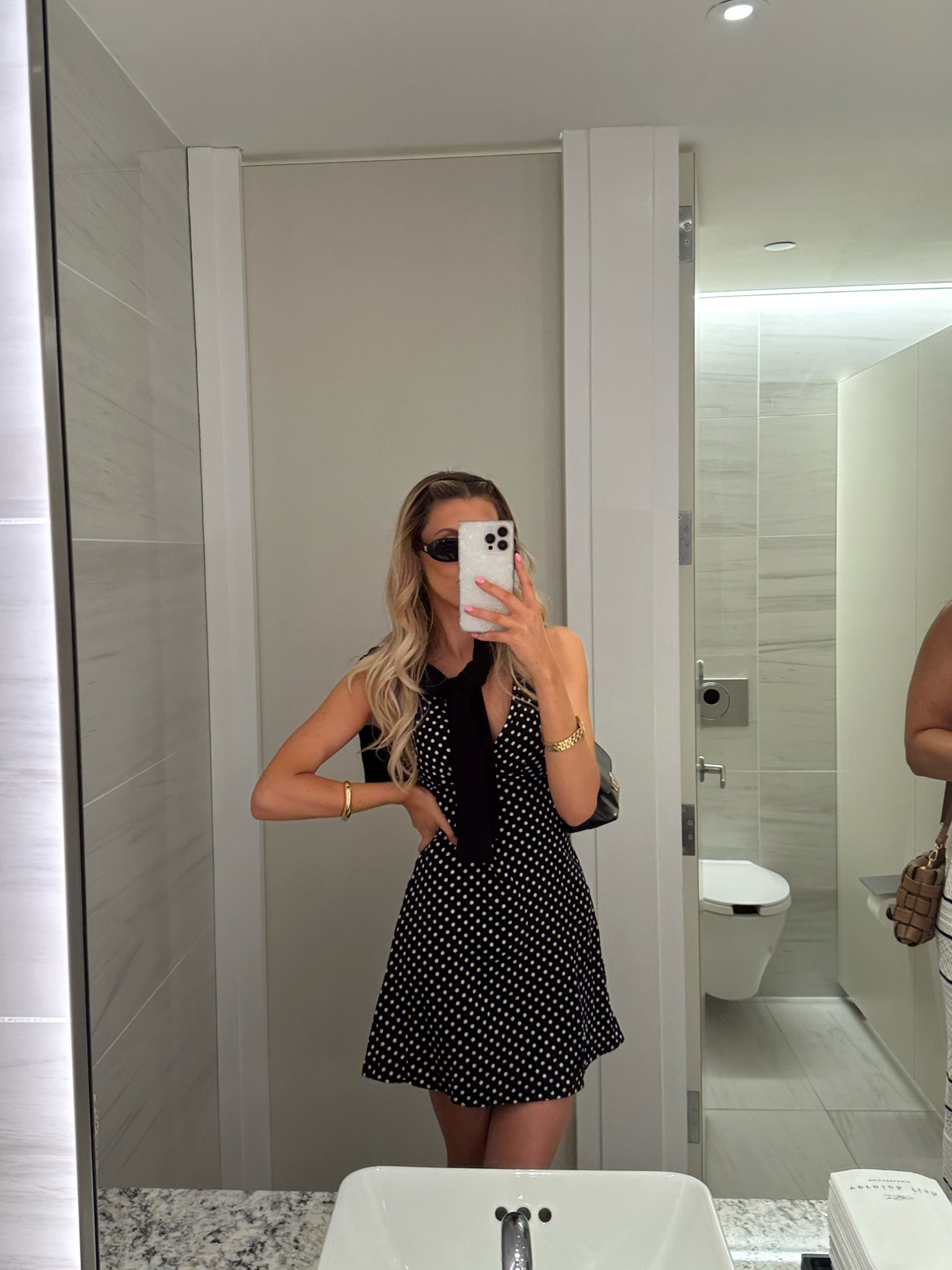 OOTD, summer dress, weekend dress, girls night dress, date night dress, weekend outfit, girls day outfit, date outfit, winery outfit, event dress, European summer dress, concert dress, date night outfit, outdoor summer outfit, mini dress, polkadot mini dress, black and white dress 🍋

#LTKTravel #LTKSeasonal #LTKParties