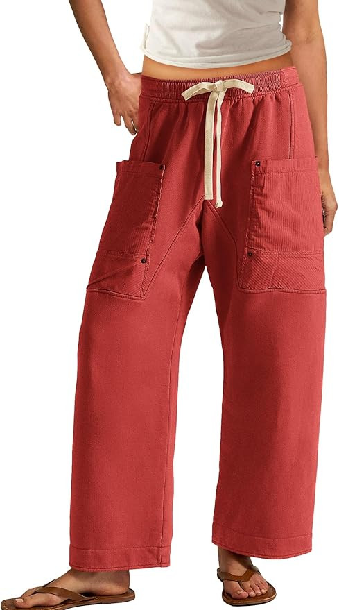 Panadila Women Wide Leg Pants Drawstring Barrel Sweatpants Baggy Cargo Pants Lounge Trousers with... | Amazon (US)