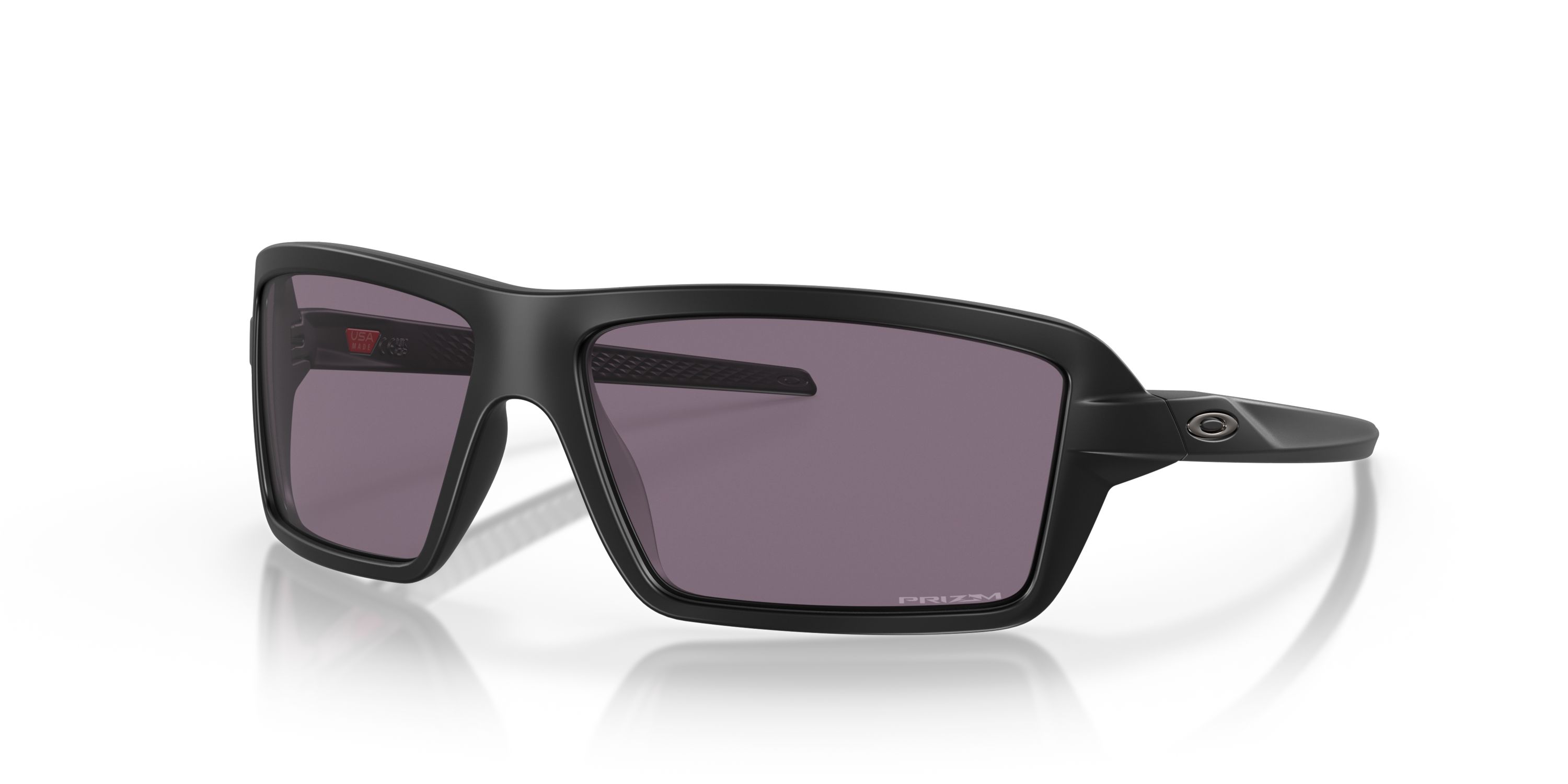 Oakley Cables Prizm Grey Lenses, Matte Black Frame Sunglasses | Oakley® US | Oakley (US)