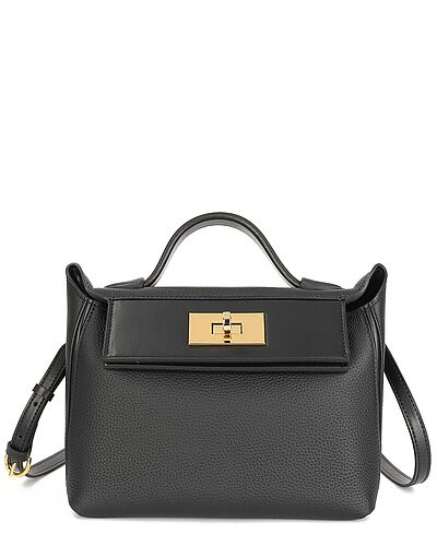 Pebble & Smooth Leather Crossbody | Gilt & Gilt City