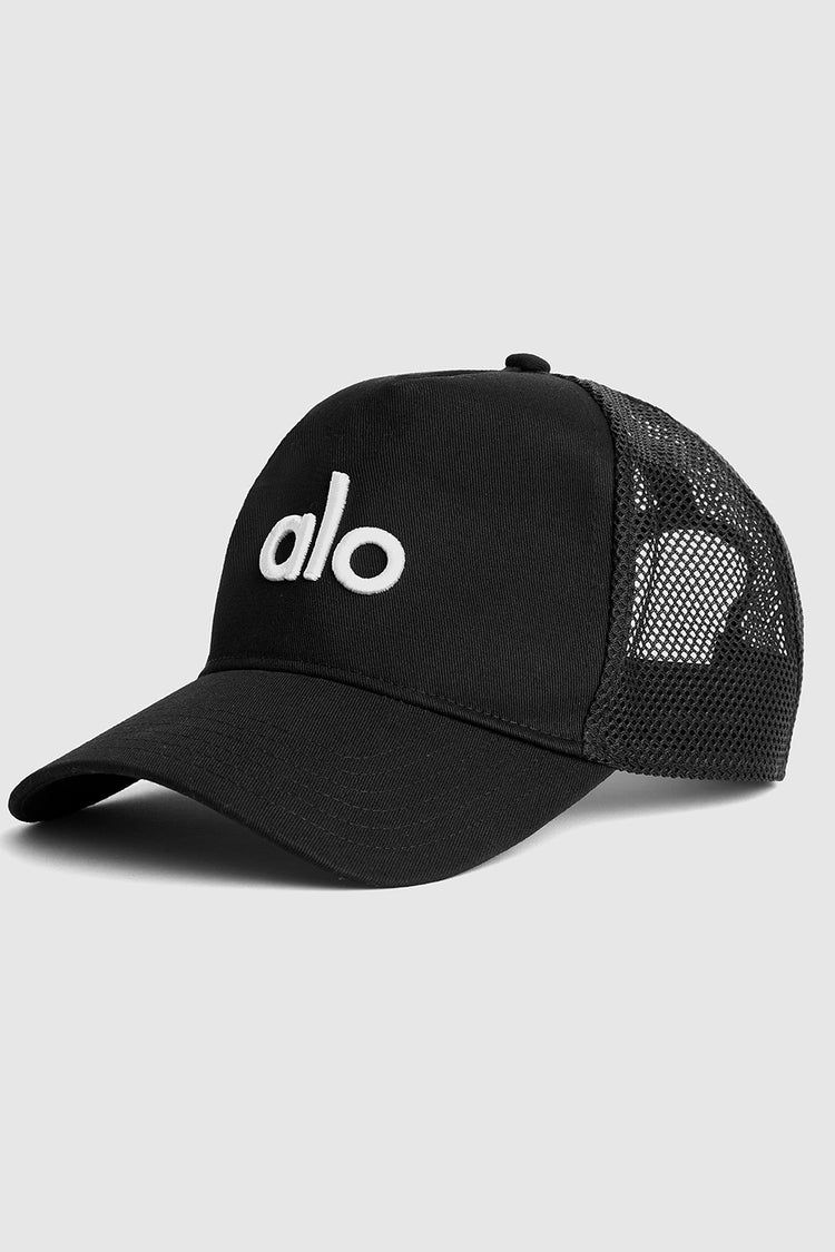 District Trucker Hat - Black/White | Alo Yoga