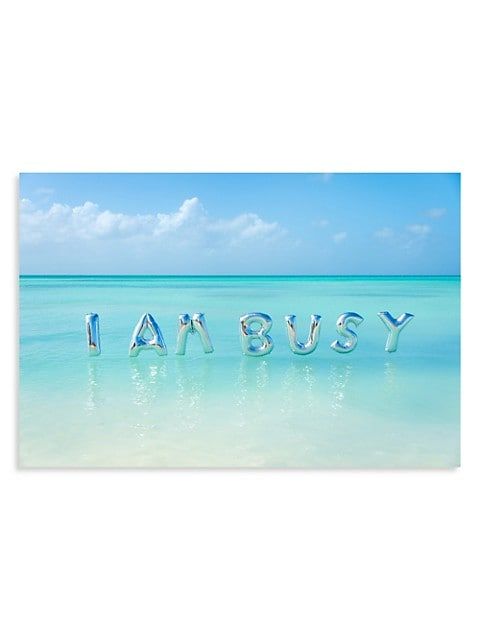 I Am Busy Balloons Print | Saks Fifth Avenue