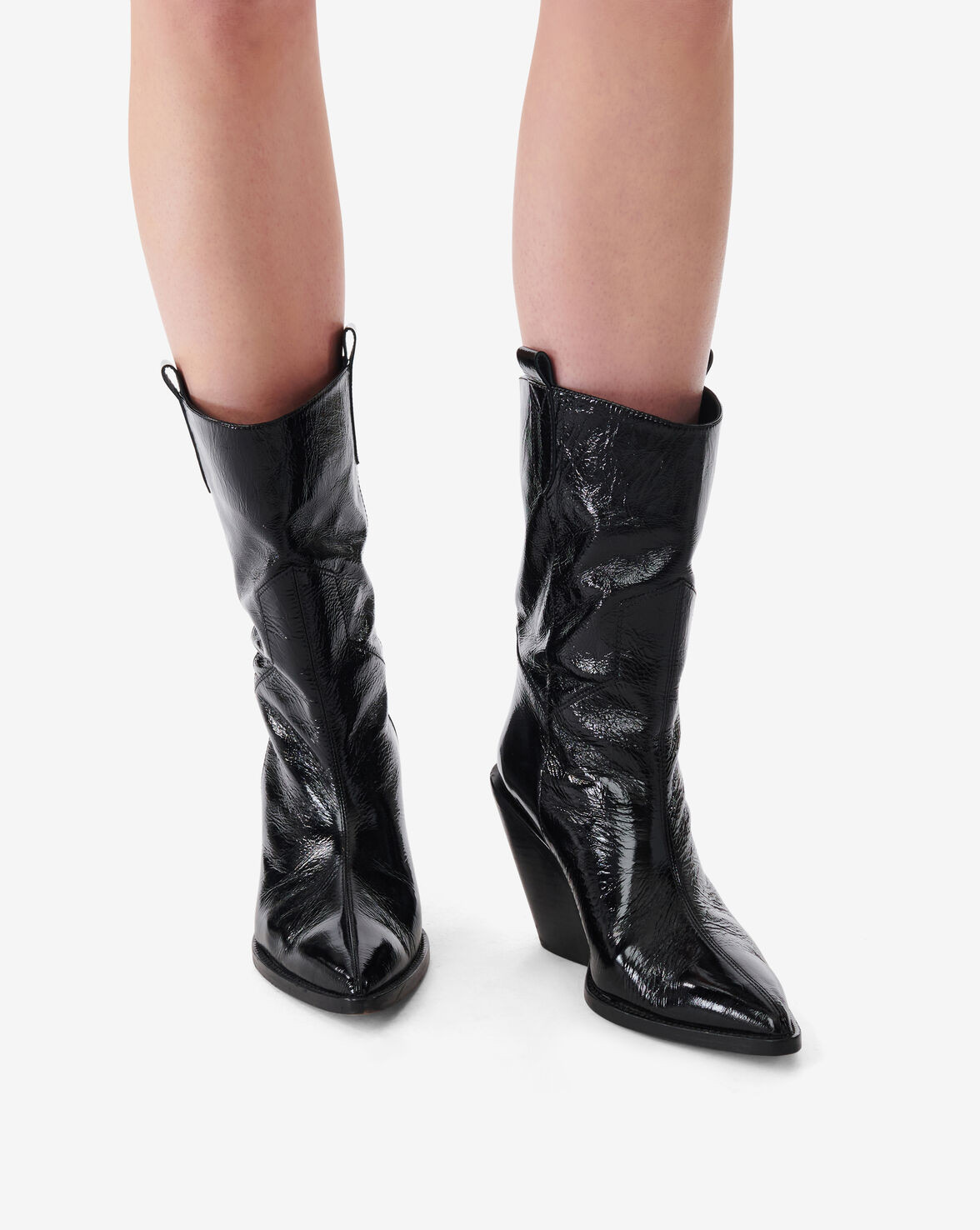 BOTTINES EN CUIR MAZOLA | Iro Paris