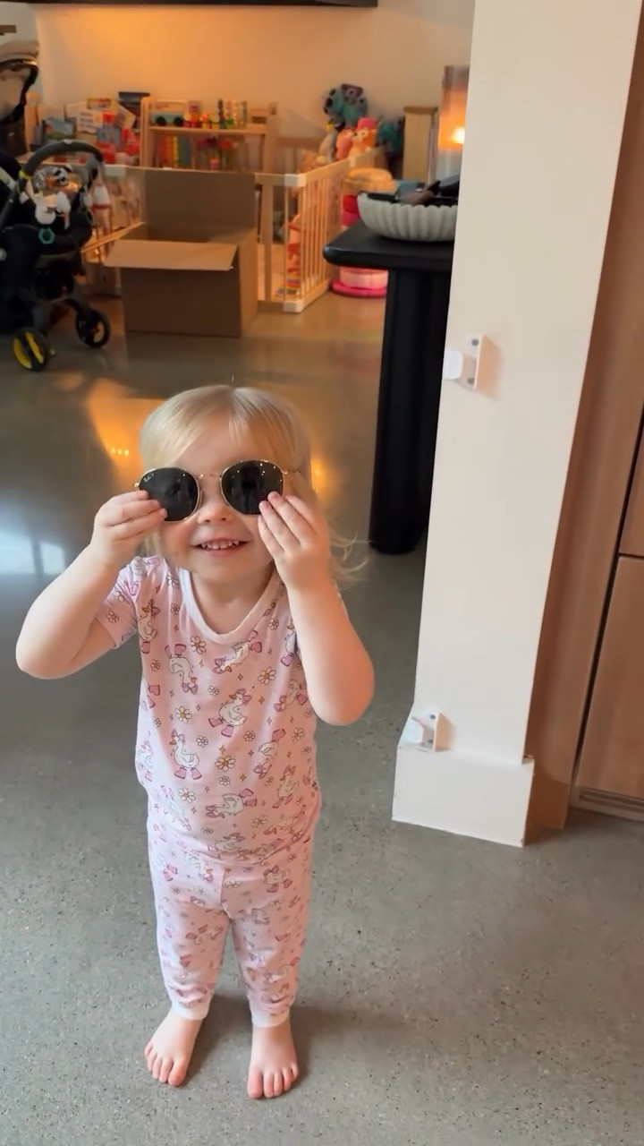 The glasses at the end! 🥹😎 backstory ::: We have been trying to get Ellie to potty train for a while, but she didn’t have any interest in going. We would sit and sit on the toilet and she’d never go, only to go minutes later in her diaper. We tried many techniques and were having small victories, but when we switched to this method it worked almost instantly. We have 3 methods we use, we have a potty timer, and we go try every time the potty timer goes off. When we sit down, Ellie gets a potty snack and book if she wants, and if she goes she gets a sticker on the chart! She really liked the stickers. But the biggest thing was the Ellie Ellie song. Which is just us chanting “Ellie.. Ellie.. Ellie” over and over! 😂 She loves this and will ask to go to the potty just so she can run back and get the chant 😂 Sine then, she hasn’t had any accidents, and is always eager to go to the potty! 🥹 She’s getting so big! ❤️

#LTKHome #LTKBaby #LTKKids