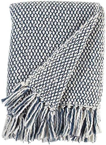 Amazon Brand – Stone & Beam Woven Farmhouse Throw Blanket | Amazon (US)