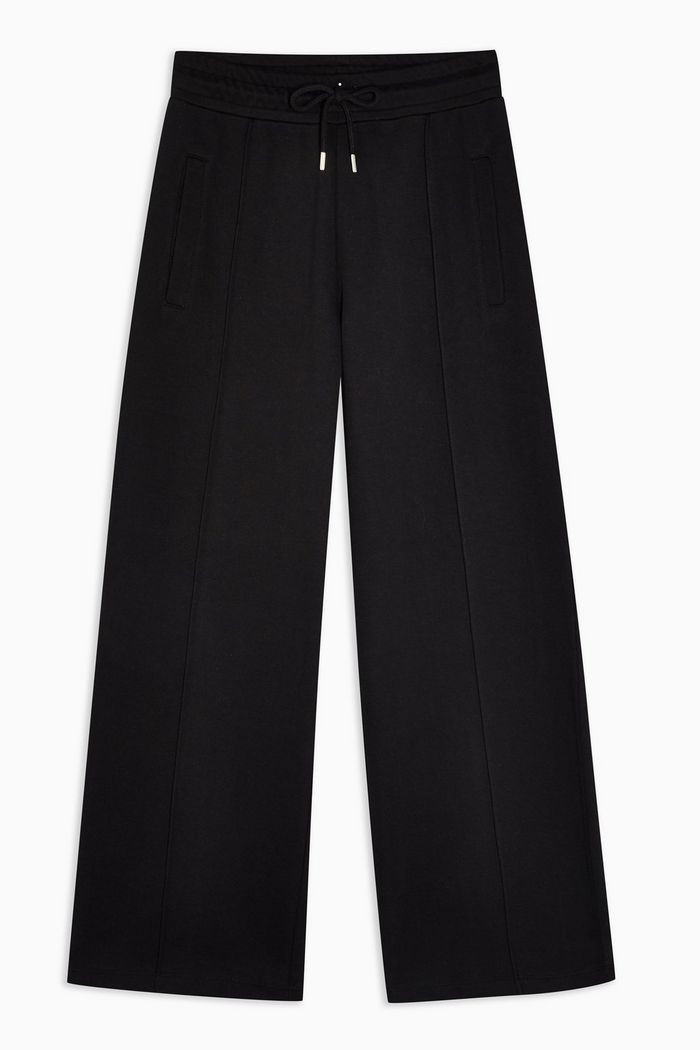 Black Slouch Wide Leg Joggers | Topshop UK