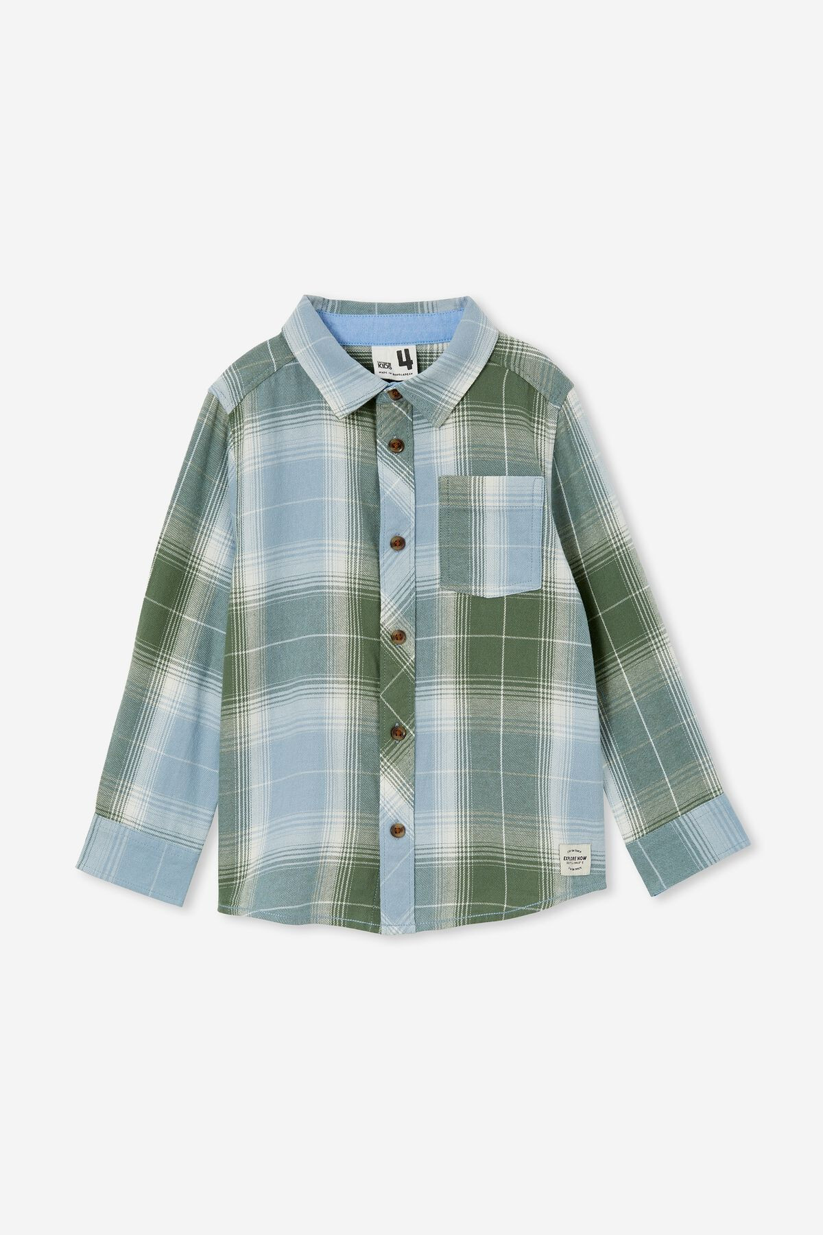 Rugged Long Sleeve Shirt | Cotton On (US)