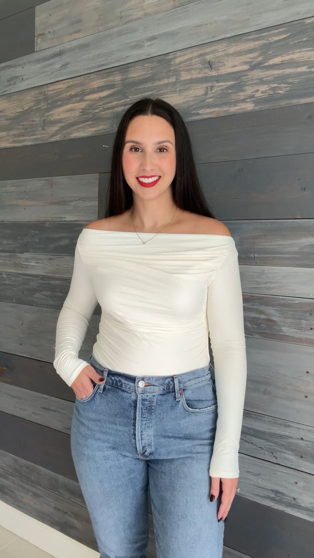 Two off the shoulder tops from Amazon for transitioning to fall time! Wearing a size large in both! Comment SHOP to have the link sent directly to your DM💋

#LTKStyleTip #LTKFindsUnder50 #LTKMidsize