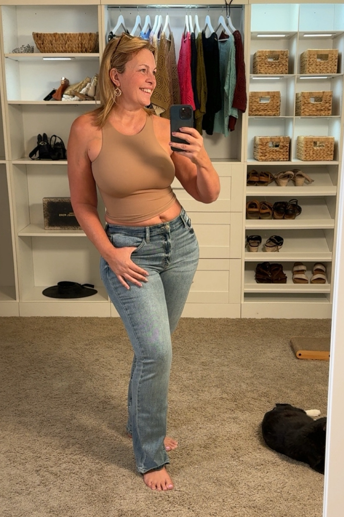 This tank top feels like a second skin. Wear  it alone under a high neck top or a kimono. 

#LTKFindsUnder50 #LTKOver40 #LTKMidsize