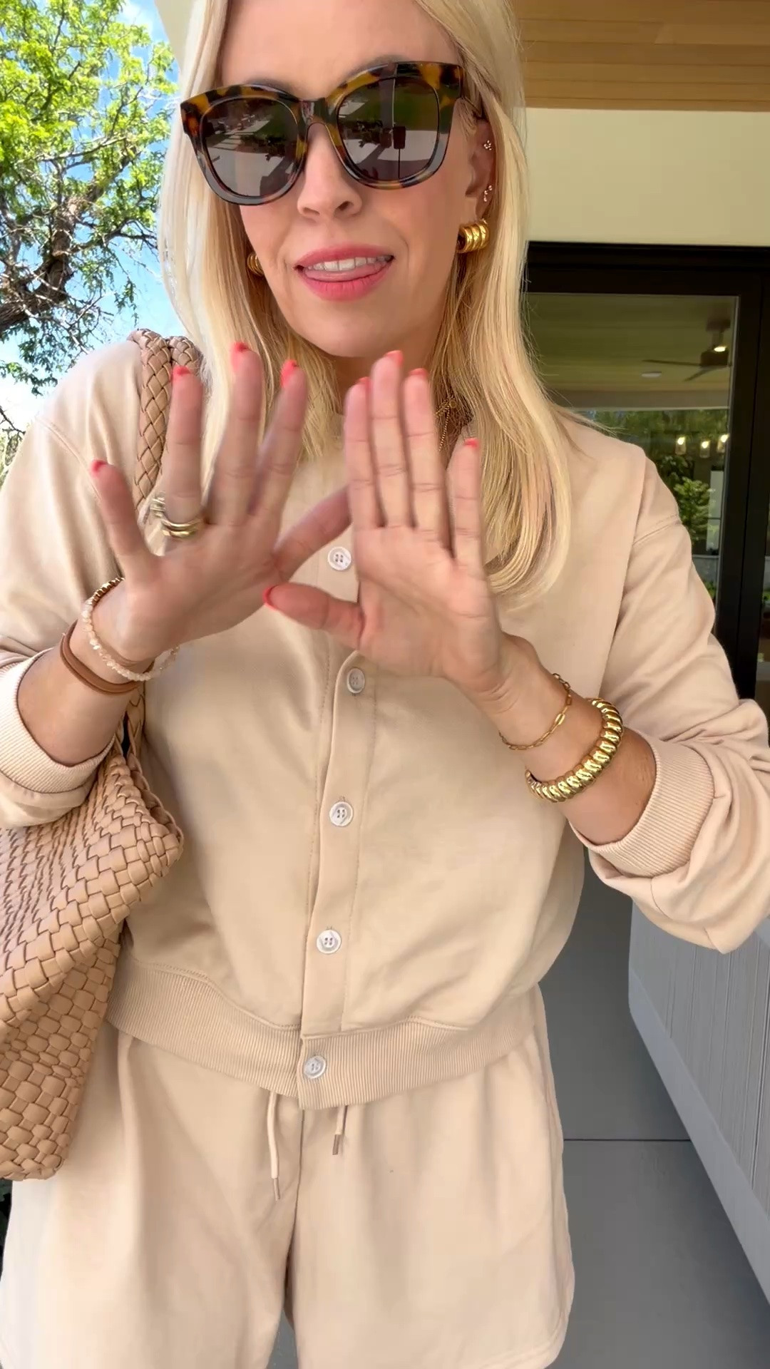 Wearing a size medium!