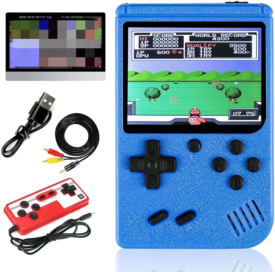 Handheld Game for Children, Portable Retro Video Game with 500 Classic FC Games 2.8-Inch Color Sc... | Amazon (US)