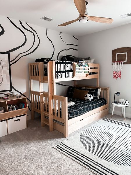 I linked everything that I could from Hudson’s room. Bedding is @beddys and Bunkbed + storage are from @maxtrixkidsfurniture

#LTKkids #LTKfamily #LTKhome
