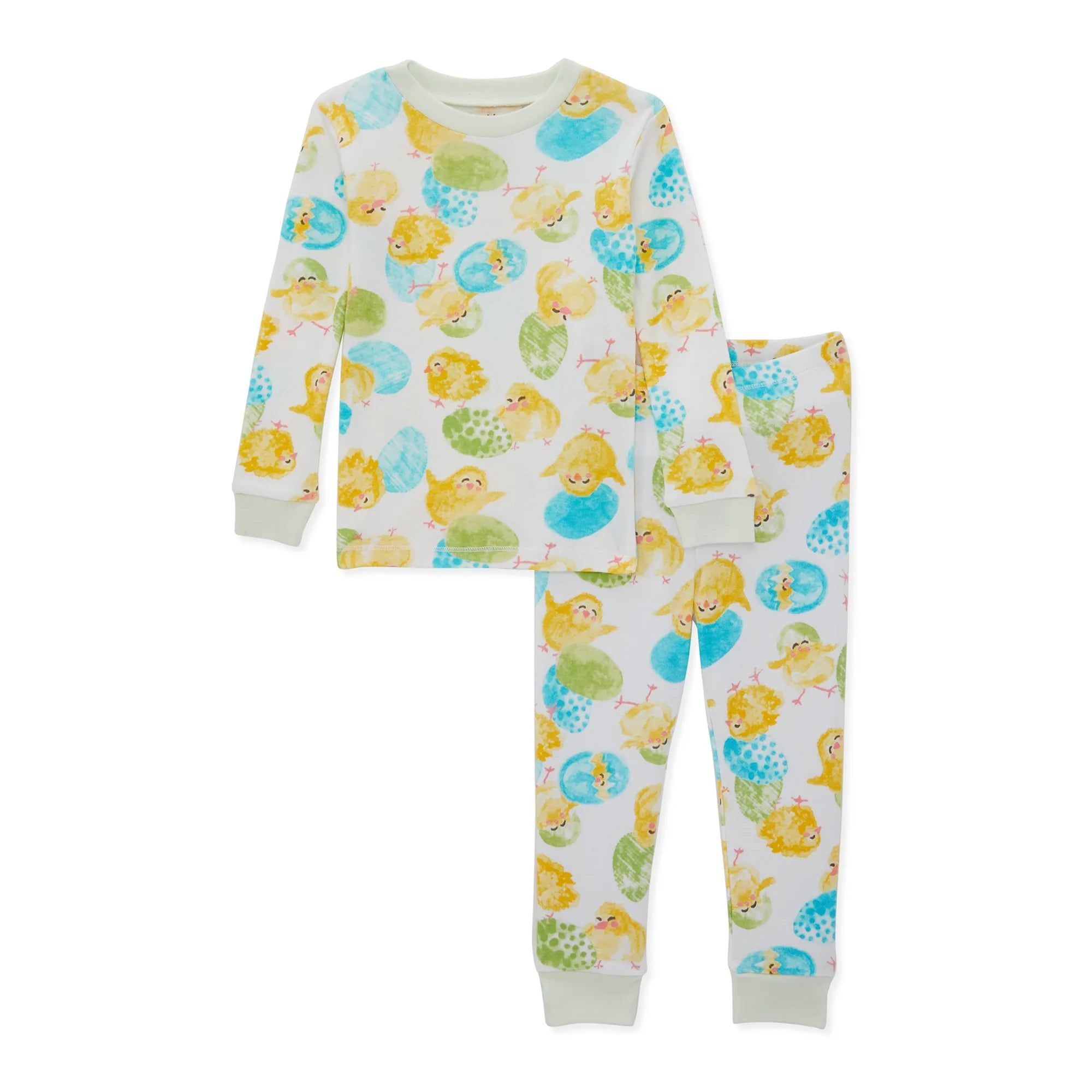 Easter Organic 2-Piece Pajama Set, Lil Hatchlings | SpearmintLOVE