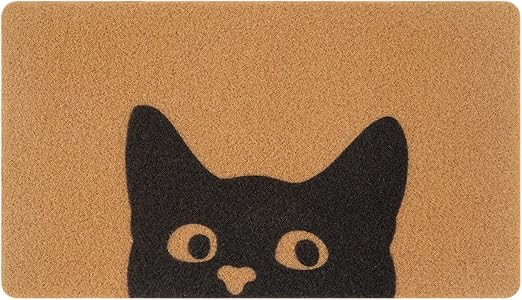 UINI Door Mat Outdoor Indoor Welcome Mats, Cute Cat Front Doormat, Non Slip Durable Entrance Rugs... | Amazon (US)