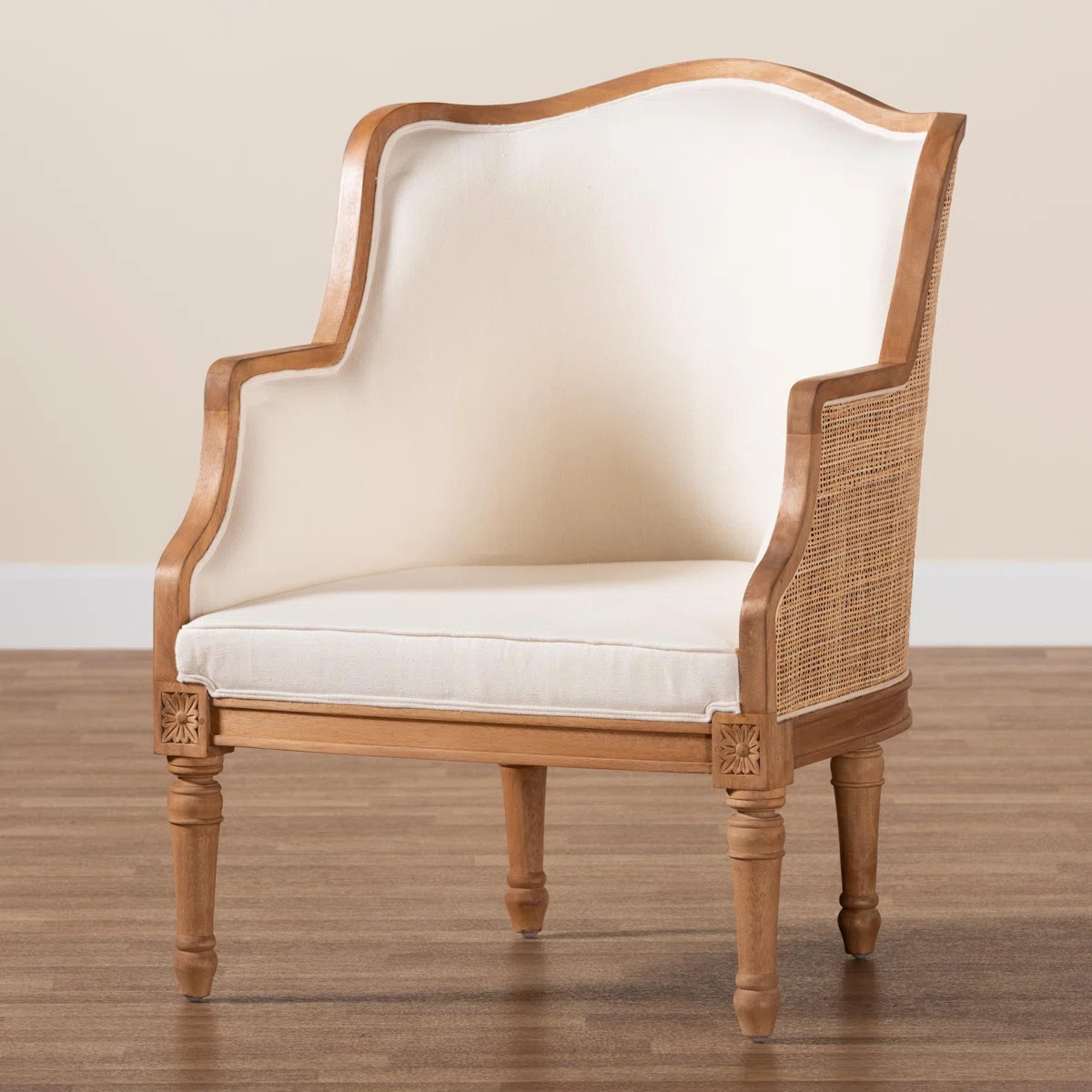 Binnu 26.4'' Wide Rattan and Bayur Wood Armchair | Wayfair North America