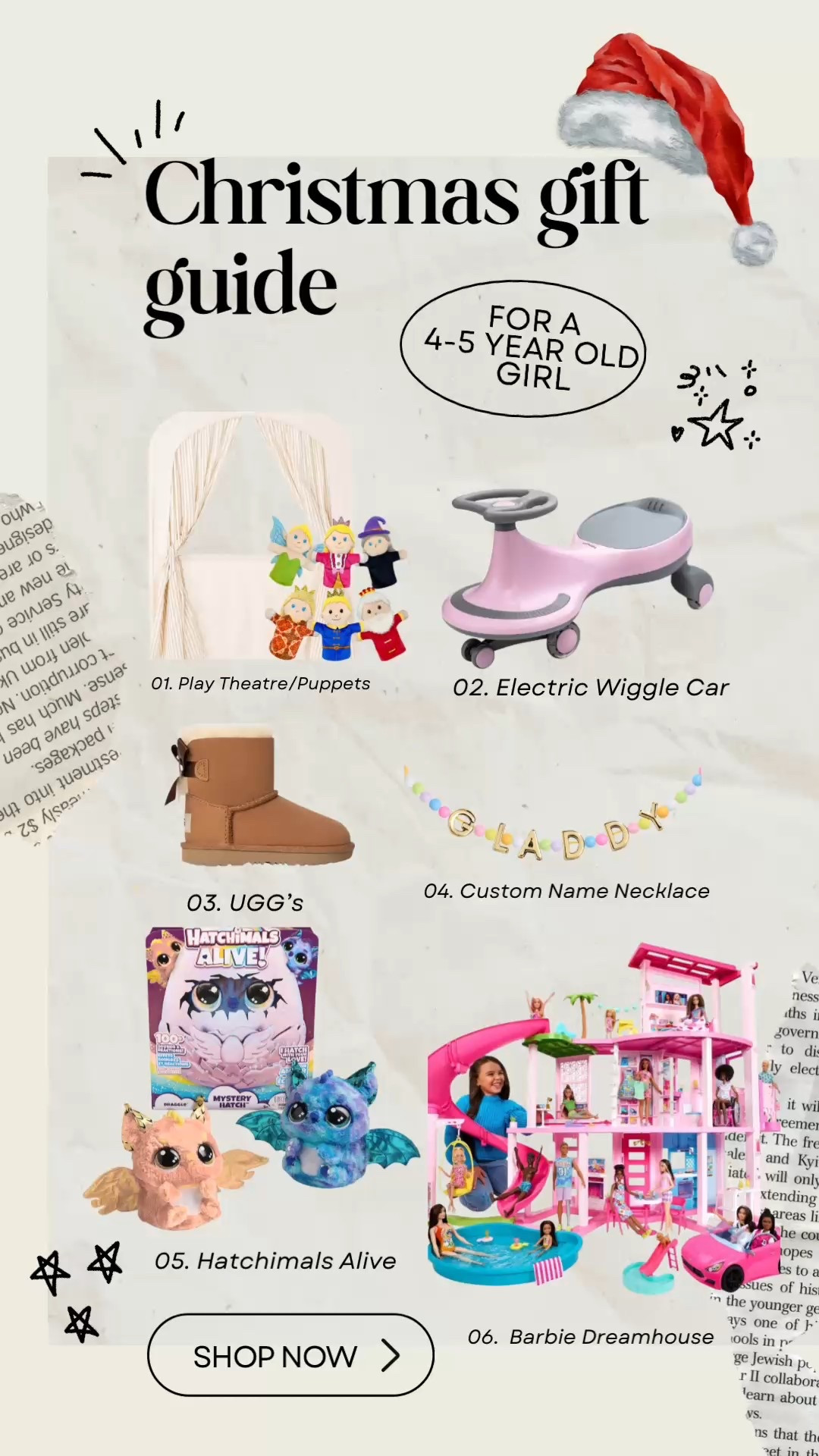 The perfect 4-5 year old girl gift guide!! 

#LTKKids #LTKHoliday
