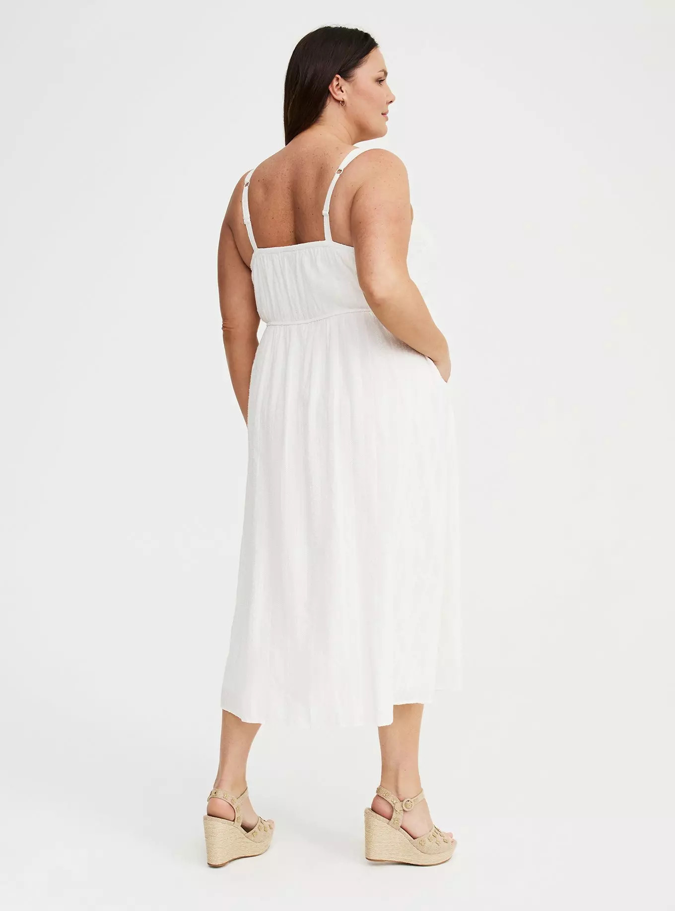 Square Neck Tea Length Dress | Torrid (US & Canada)