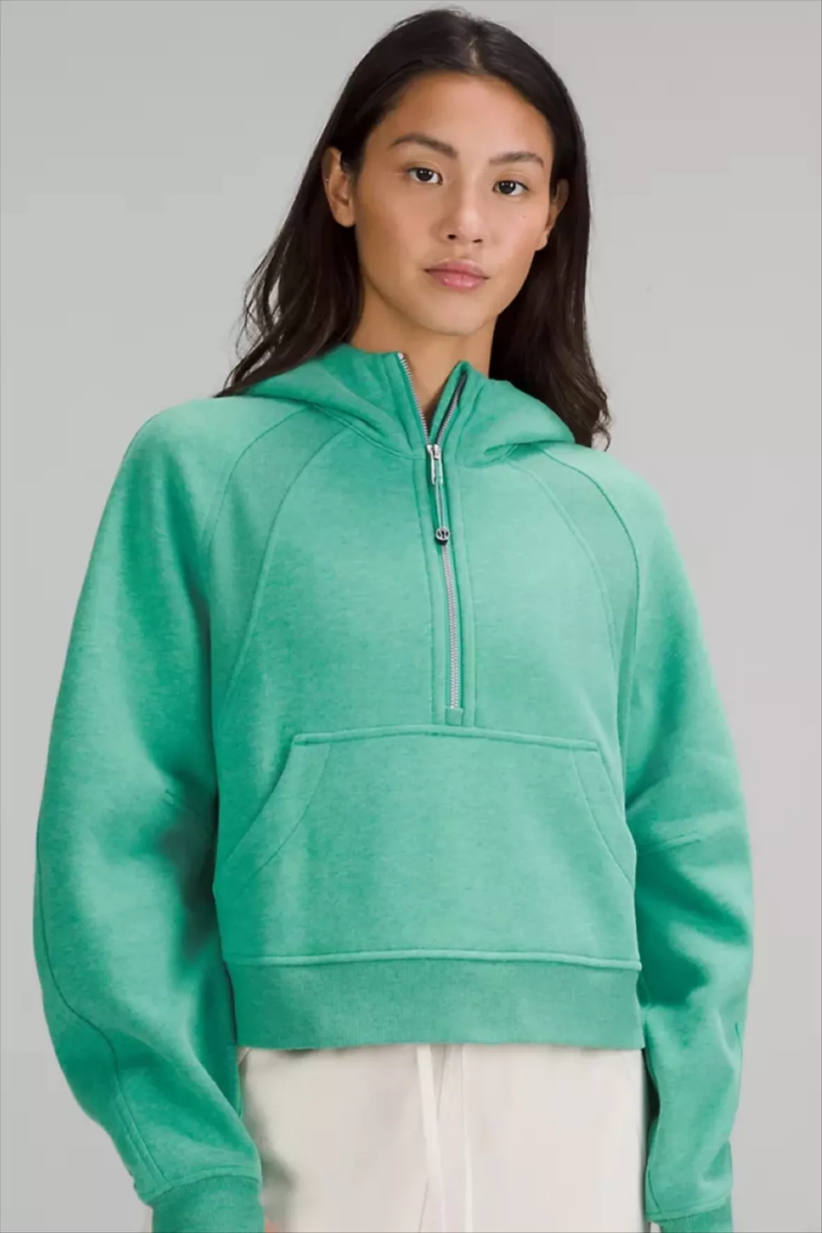 Scuba Oversized Half-Zip Hoodie, Women's Hoodies & Sweatshirts