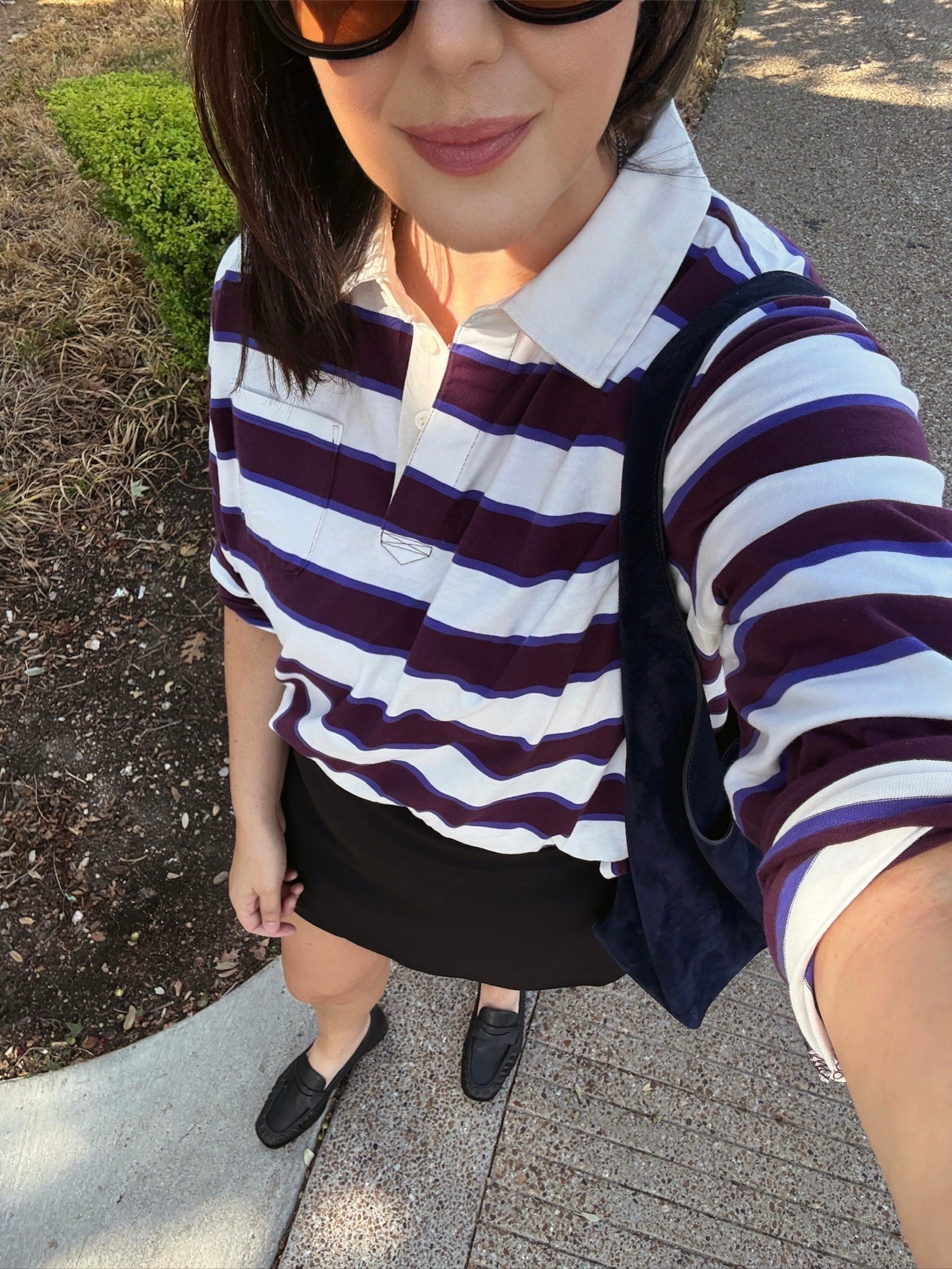 Love this rugby I just picked up @jcrew! I’m in the large so it’s not as cropped :)