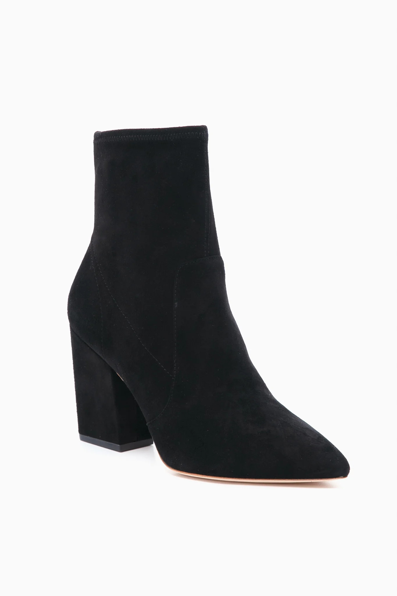Black Isla Slim Ankle Booties | Tuckernuck (US)