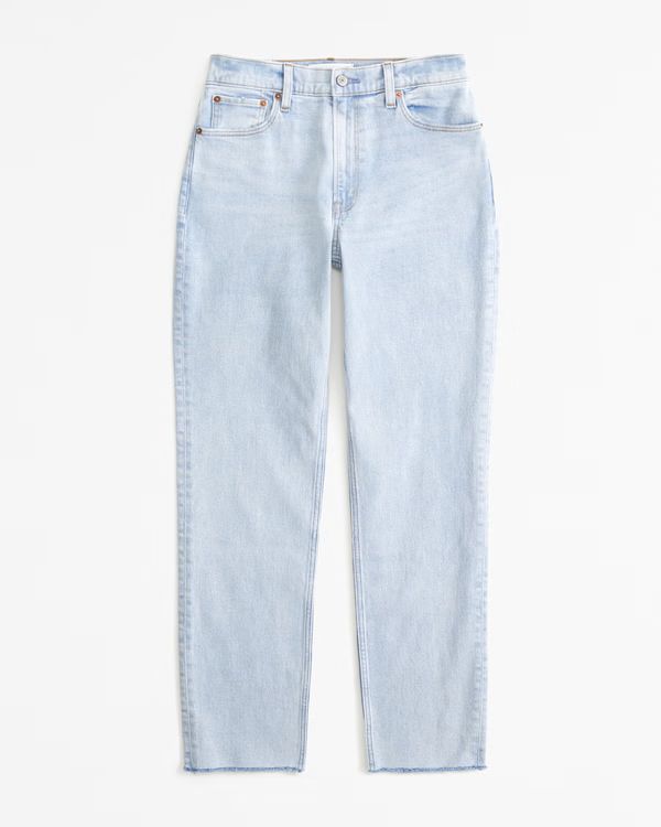 Curve Love High Rise Mom Jean | Abercrombie & Fitch (US)