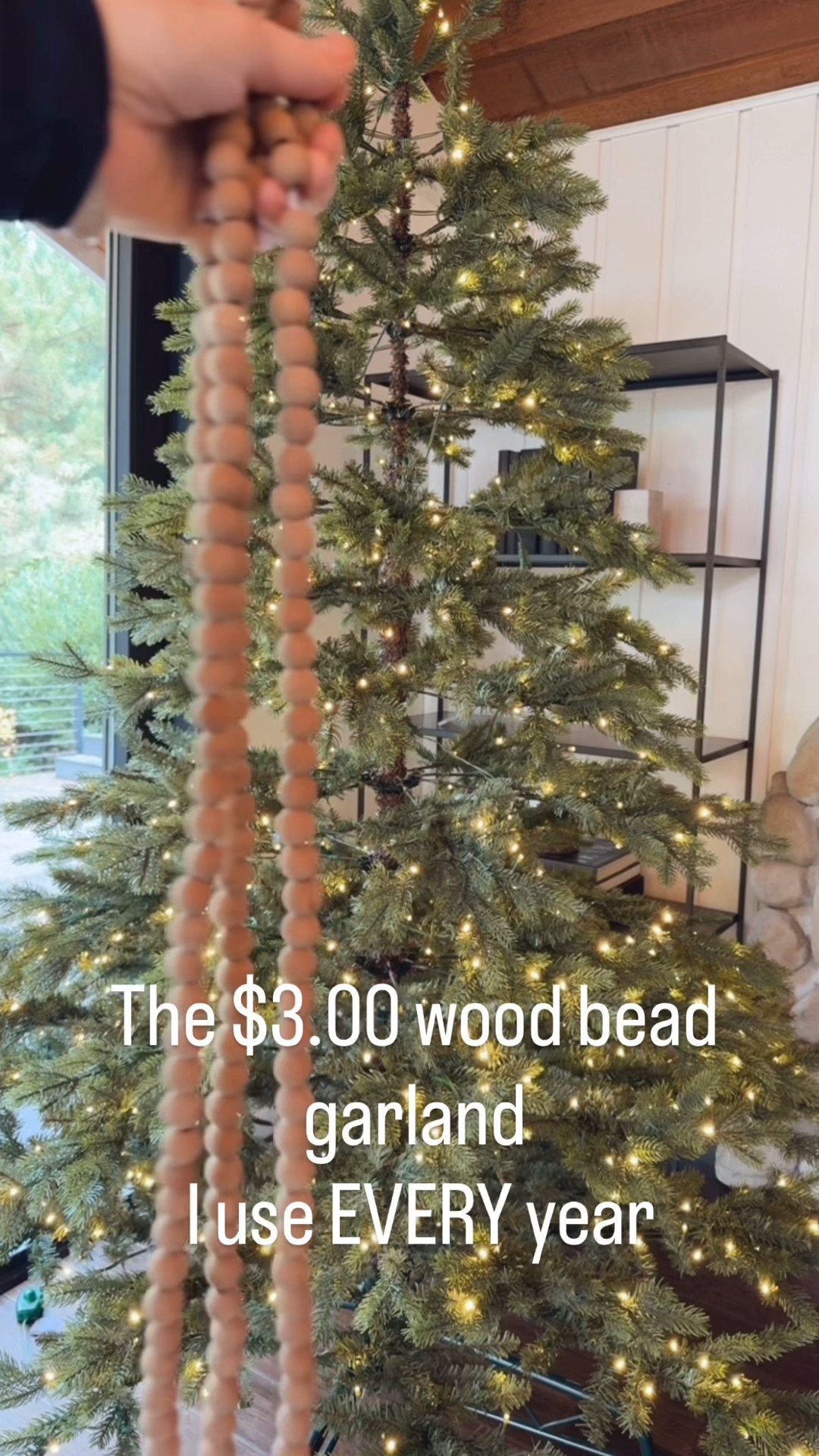 I use these natural wood bead garlands every year — they’re the perfect base for my Christmas tree décor, and I love layering them on mantles, swags, and even draping them across windows. Simple, neutral, and so versatile — and they sell out fast!

#LTKHome #LTKHoliday