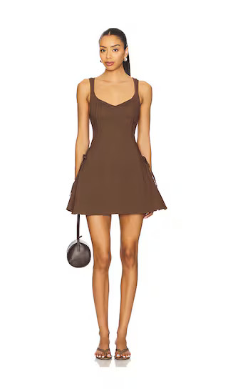 Free People x free-est Forever Fancy Mini Dress In Carafe in Chocolate. - size M | Revolve Clothing (Global)