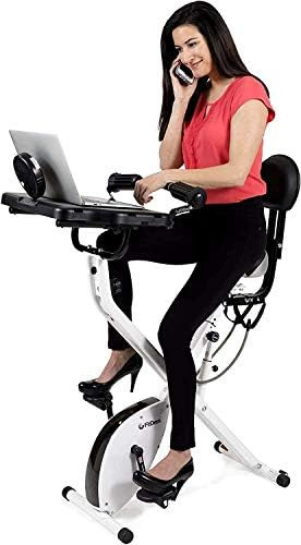 FitDesk Desk Bike 3.0 - Folding Workout Stationary Bicycle Desk | Amazon (US)