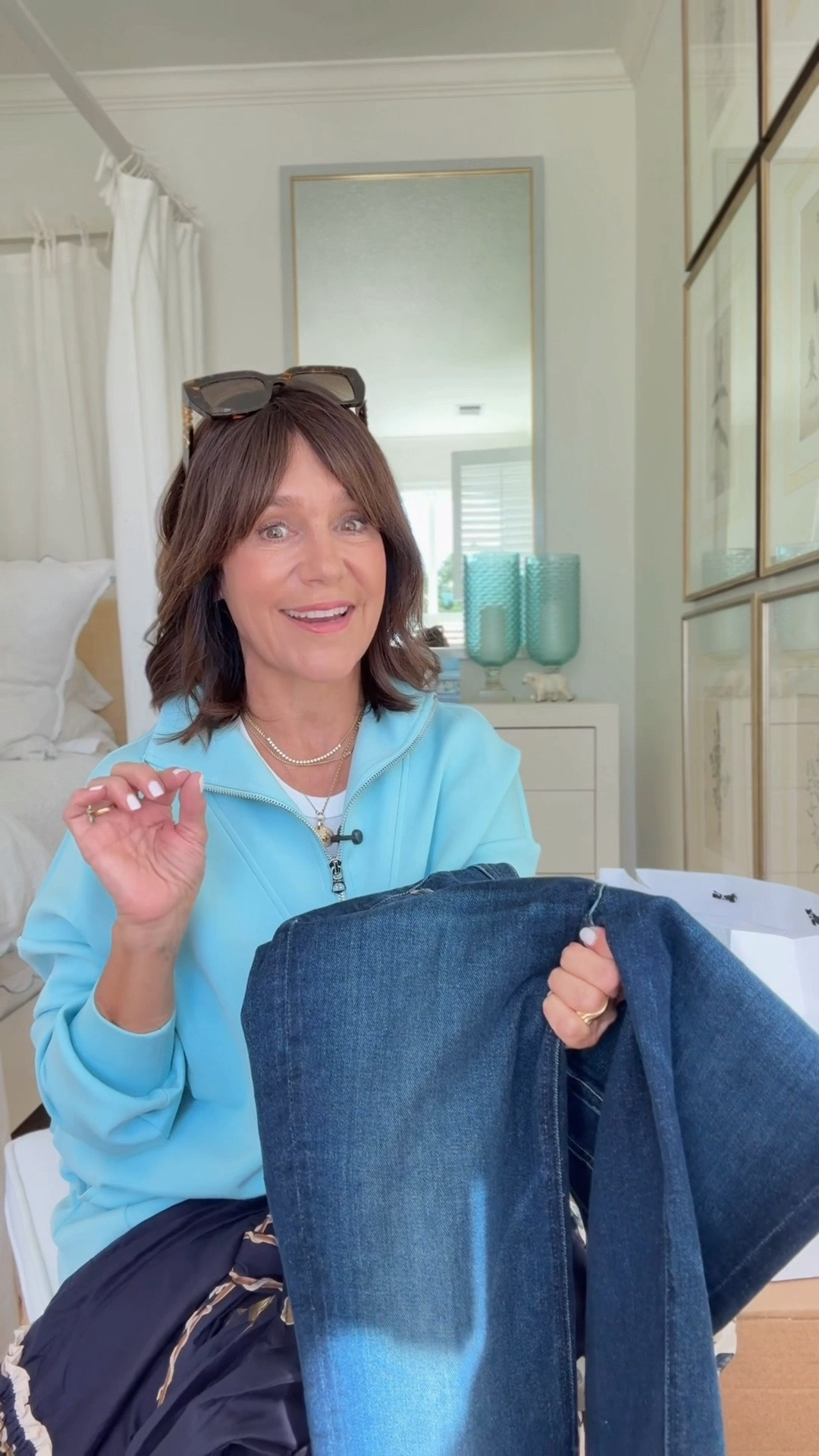 I’m always on the hunt for the next best jeans, and these are one of my top contenders for fall! These have a slimmer straight leg, which is trending right now. Wear them with flats, slingbacks, boots … so many options! Fit runs true to size. I bought my usual size - 27.

#LTKSeasonal #LTKOver40 #LTKmomlife