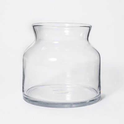 8&#34; x 8&#34; Short Glass Vase - Threshold&#8482; designed with Studio McGee | Target