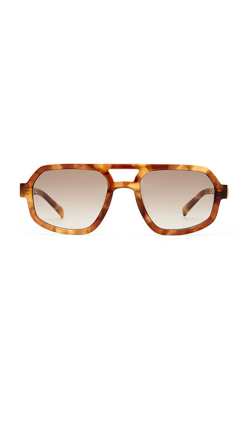 Luv Lou The Banks Sunglasses in Brown. | Revolve Clothing (Global)