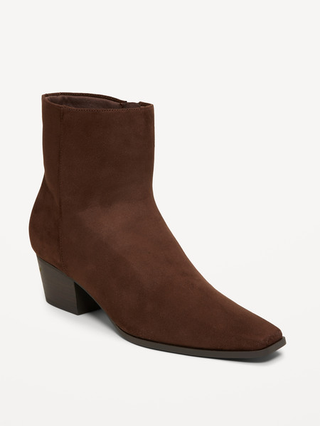 Low-Heel Booties for Women | Old Navy (US)