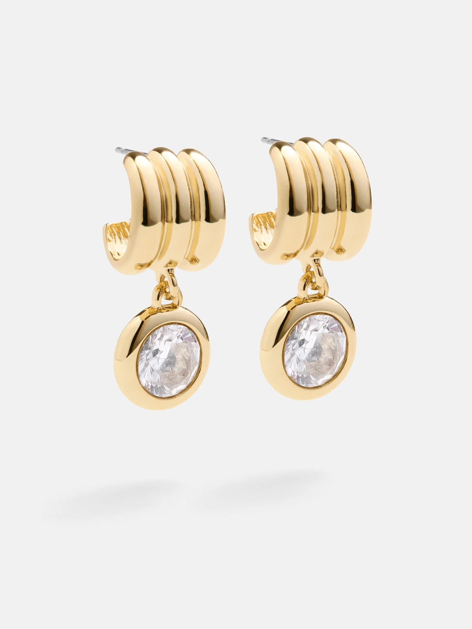 Loreli Earrings - Gold/Pavé | BaubleBar