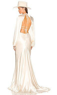 La Lune Balloon Sleeve Open Back Maxi Dress
                    
                    Shona Joy | Revolve Clothing (Global)