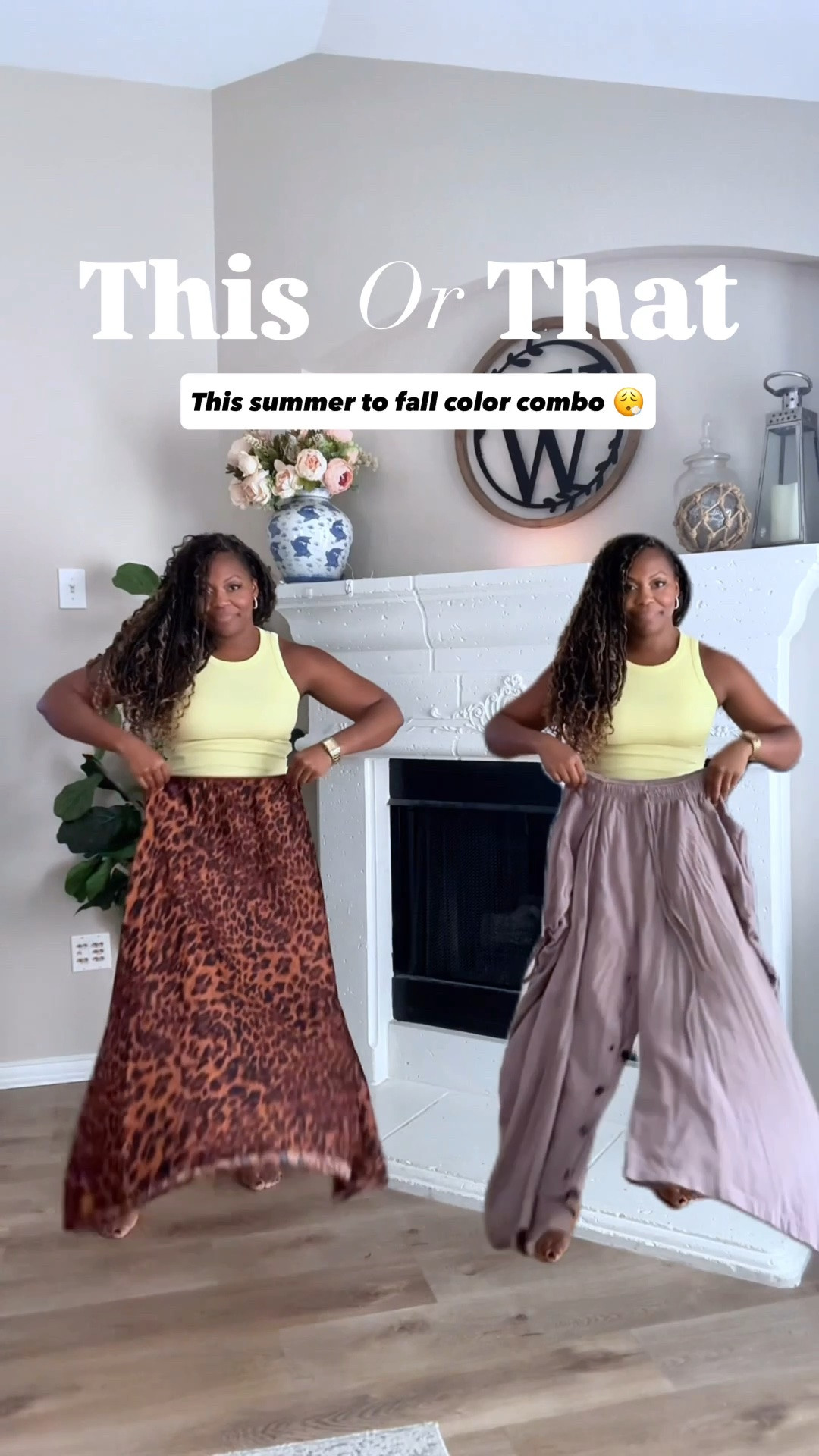 This color combo is perfect for Summer to fall and the outfits are perfect to work wear, teacher outfits, church outfits, and casual style!!

I’ll be wearing the tank and pants to school pick up and drop off as well!🍋🐆￼

#LTKootd #LTKmomlife #LTKWorkwear