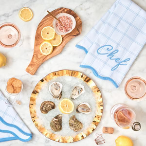 Piped Edge Hand Towels (pair) | Weezie Towels