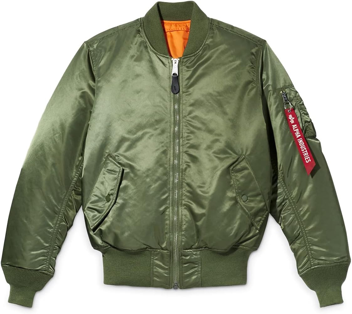 Alpha Industries MA-1 Bomber Flight Jacket - Fighter Pilot Flight Jacket | Amazon (US)