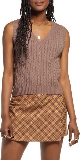Cable Knit Sweater Vest | Nordstrom