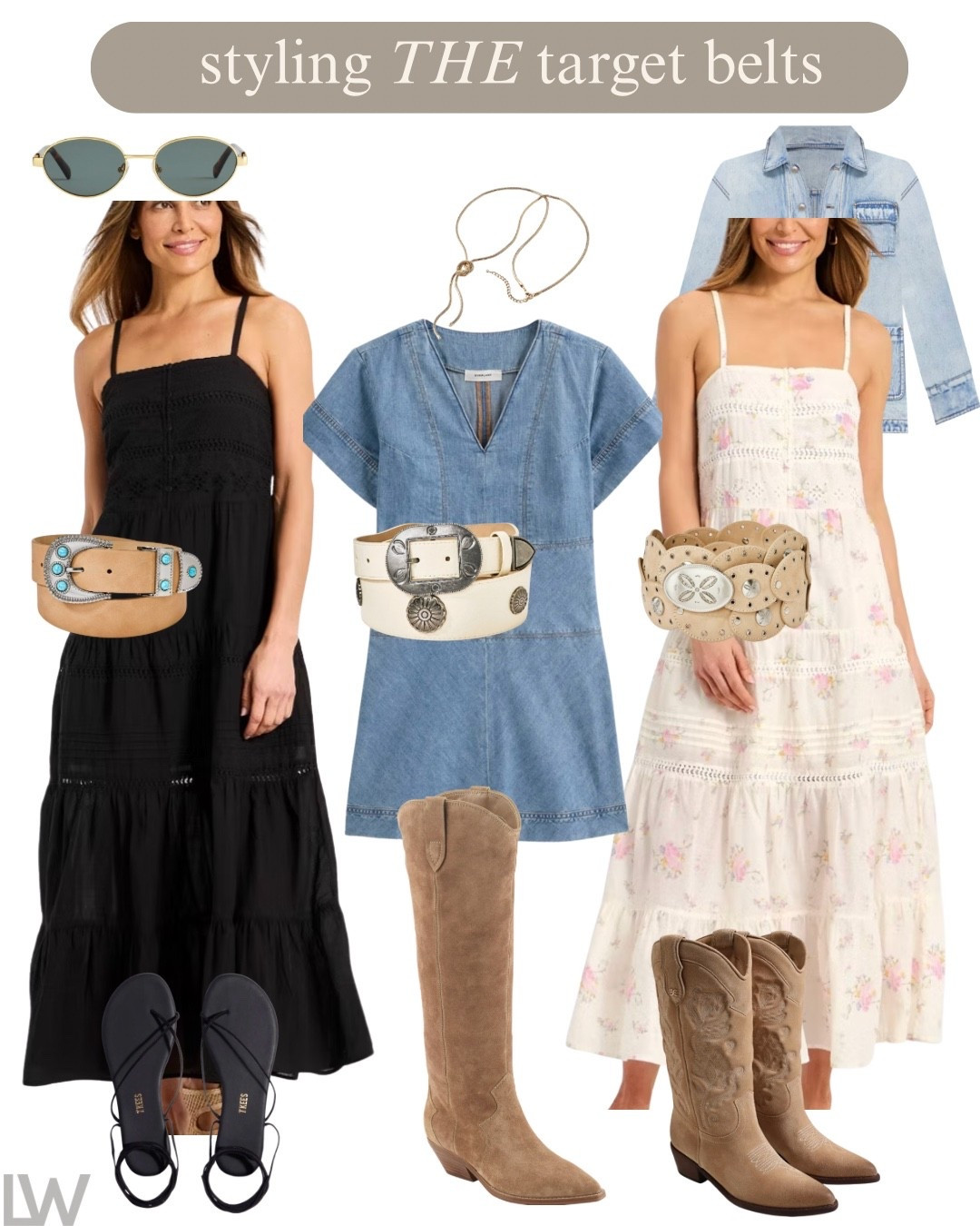 Wow these belts are so good for spring! So fun to mix n match with flowy or denim looks. 