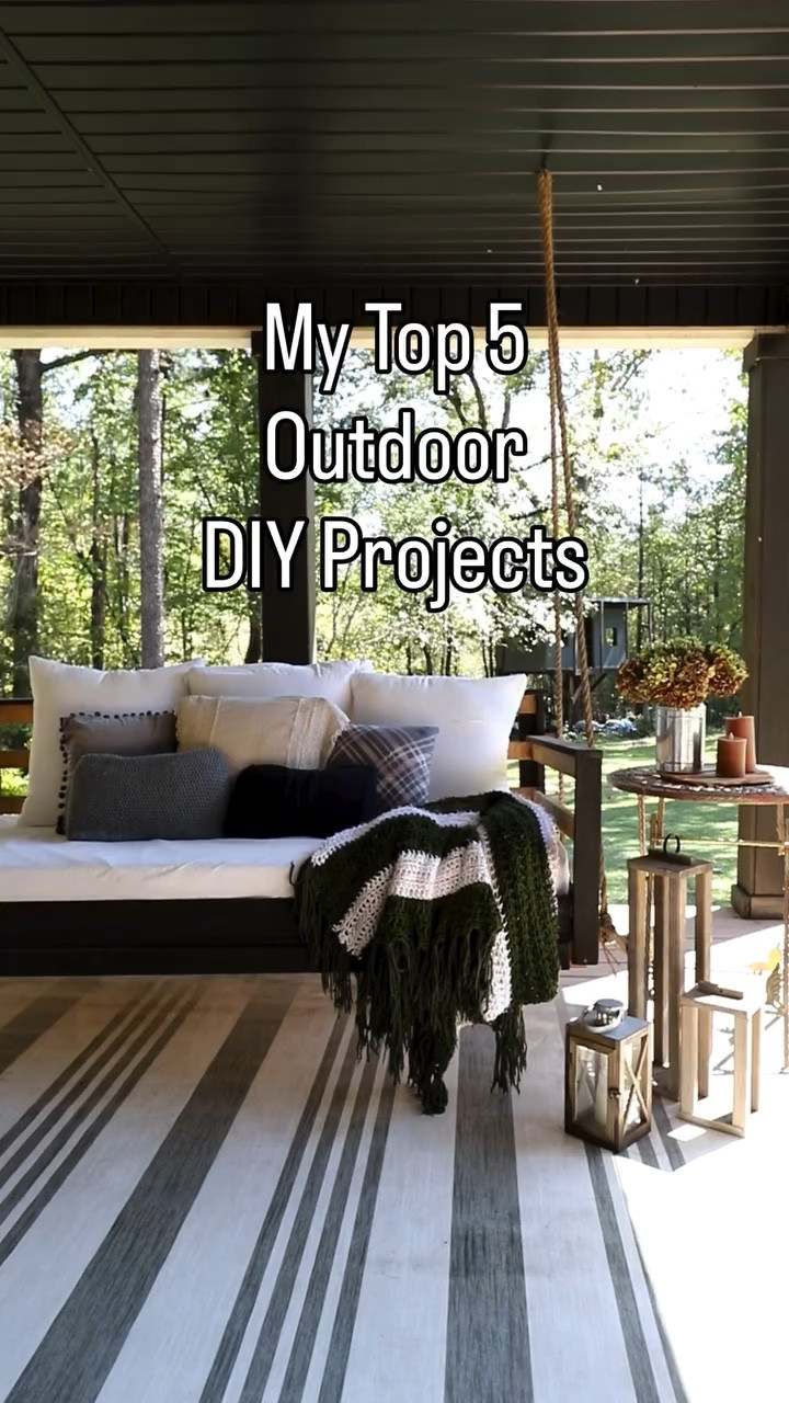My Top 5 Favorite Outdoor DIYs!

And we have even more planned for this spring/summer 

☀️You can find tutorials for each project on SouthernYankeeDIY.com

What outdoor projects are on your list for this year?