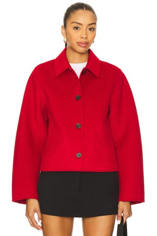 SAMSOE SAMSOE Saholly Jacket in Haute Red from Revolve.com | Revolve Clothing (Global)
