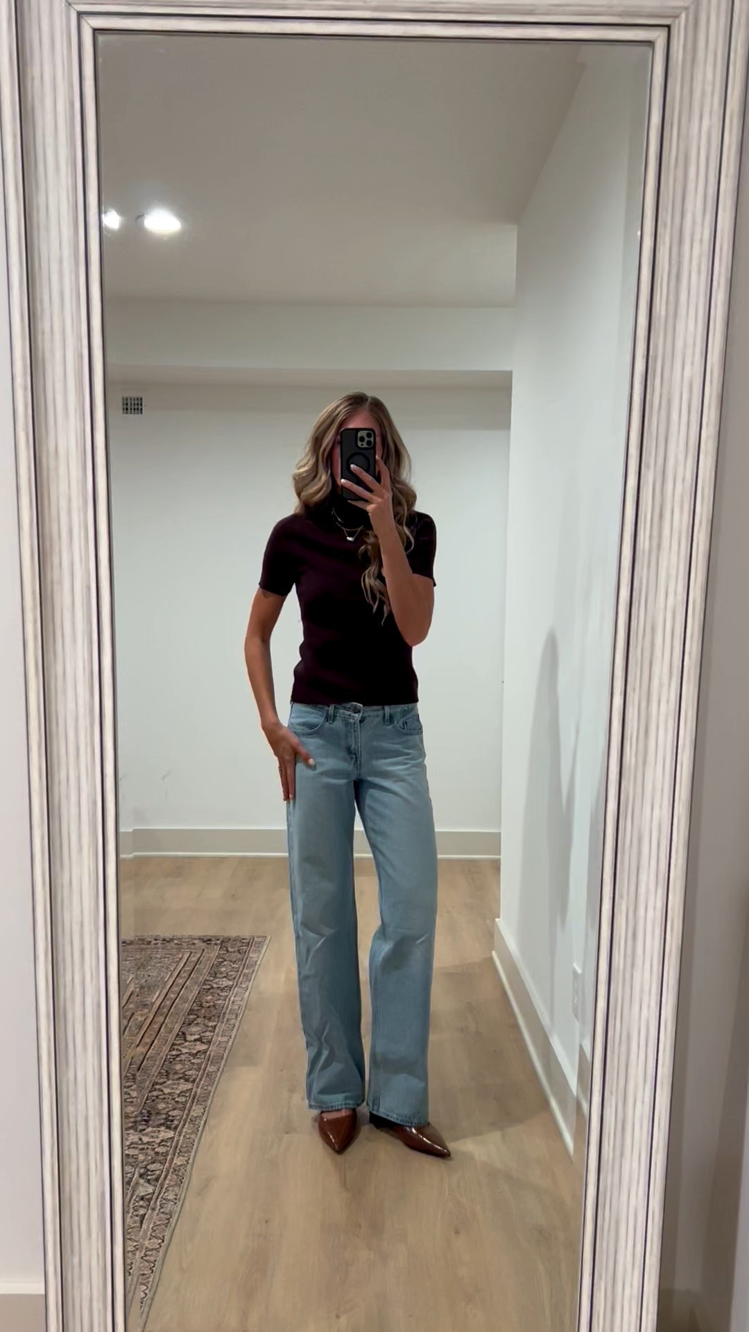 Wearing my true size 27x34 in the low rise loose. 
Jeans do now have much stretch but the fit is so good and more vintage feeling. 


Levi’s 

#LTKSeasonal