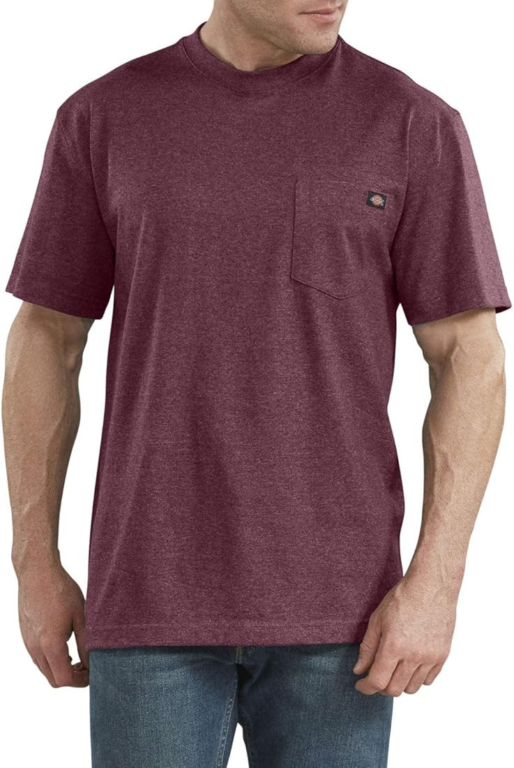 Dickies Men's Big & Tall Heavyweight Crew Neck Short Sleeve Tee Big-Tall | Amazon (US)