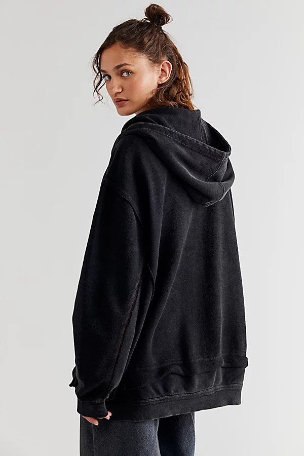 Coming In Hot Hoodie by Free People, Washed Black, S | Free People (Global - UK&FR Excluded)