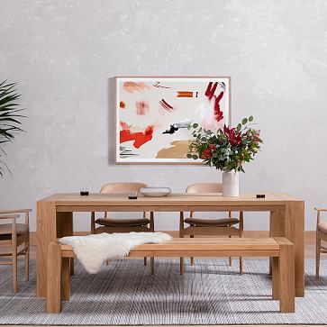 Splayed Legs Dining Table (84&quot;) | West Elm (US)