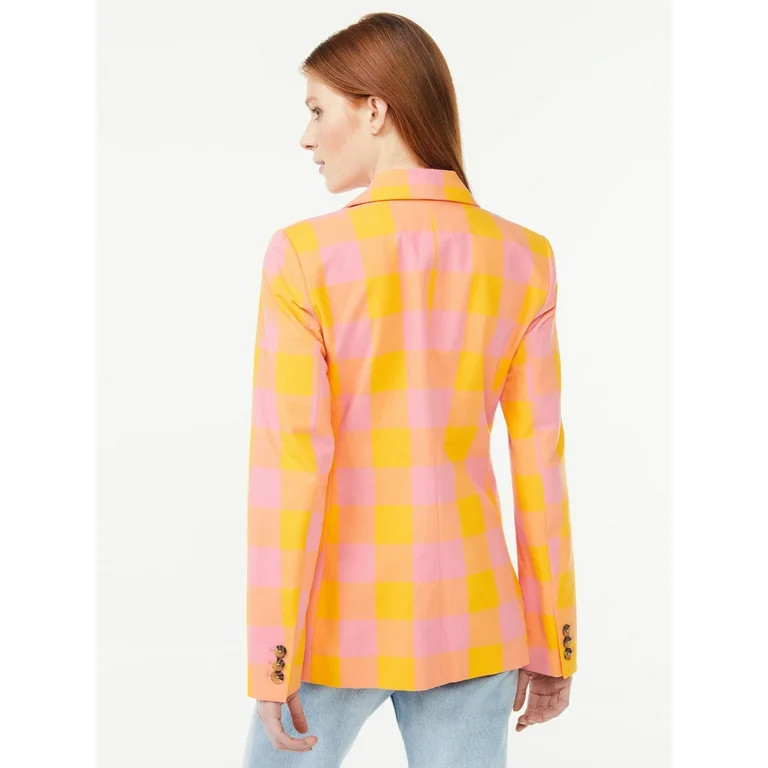Free Assembly Women's Slim Single-Breasted Blazer | Walmart (US)