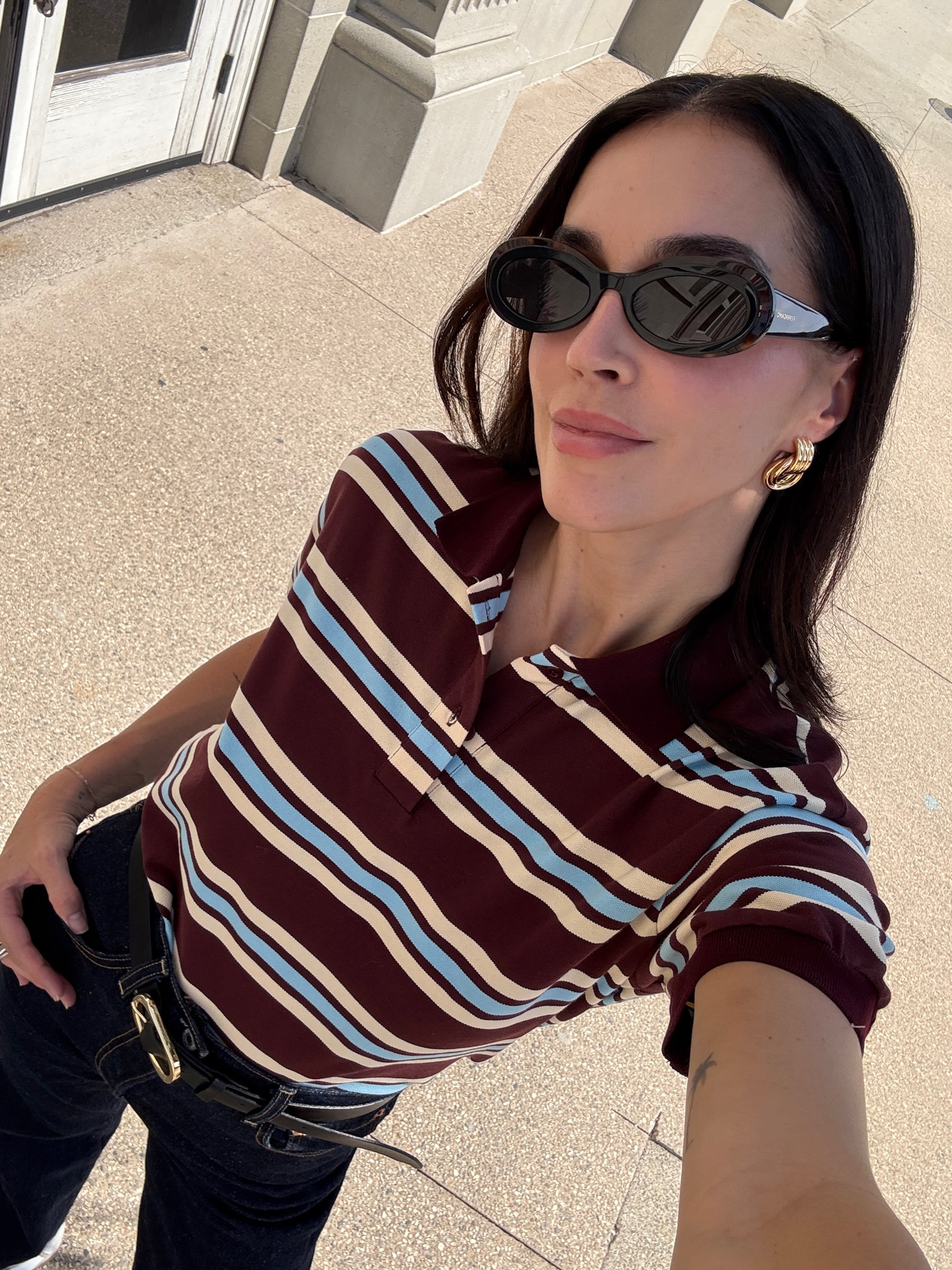 love this shirt 🤎 5’10 wearing a size small