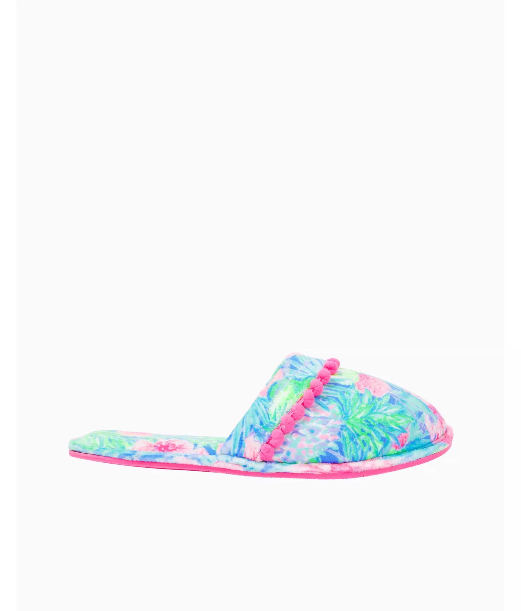Clara Velour Slippers | Lilly Pulitzer