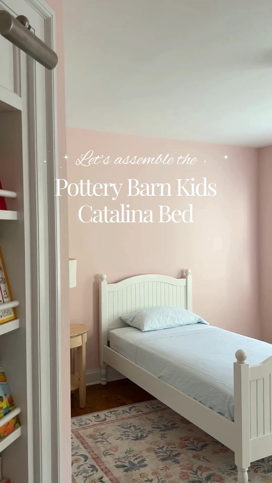 It was time for a big kid bed in here and I totally went down the rabbit hole researching kids beds and mattresses 🙈😅.  We decided to go with this Catalina bed from Pottery Barn Kids because for us it was the right combination of style, price, and finding a product that was Greenguard Gold certified!  The assembly was so easy, and I love how it looks in this room.  The mattress and pillow are from Naturepedic, and I love that you can adjust the fill in the pillow.  We made it flatter for now, and can add fill back in the future!  

#LTKHome #LTKKids