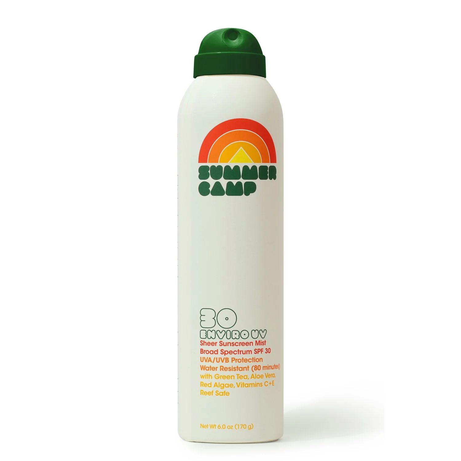 Summer Camp Enviro Water Resistant All Skin Type Broad Spectrum Sheer Sunscreen, SPF 30 | Walmart (US)